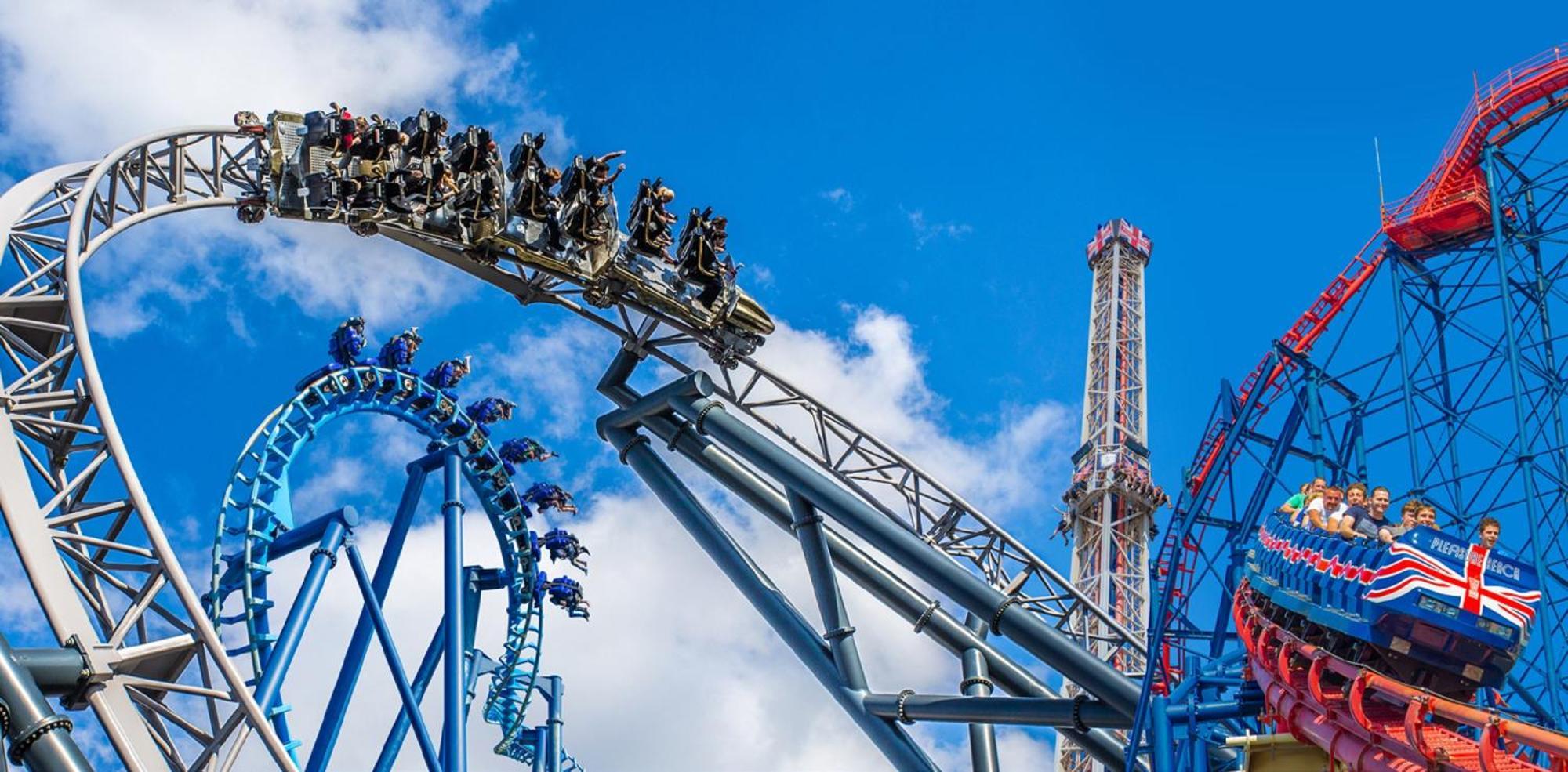 The Big Blue Hotel - Blackpool Pleasure Beach Exterior foto
